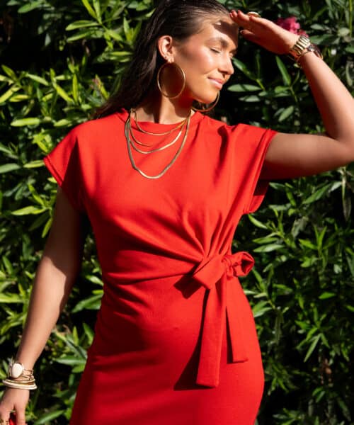 Bow Dress Red *