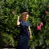 Bow Dress Navy *