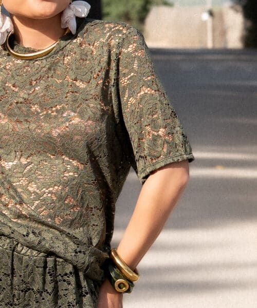Alternative view of Riu Lace Set Khaki