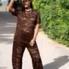 Riu Lace Set Brown