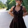Cari Playsuit Brown