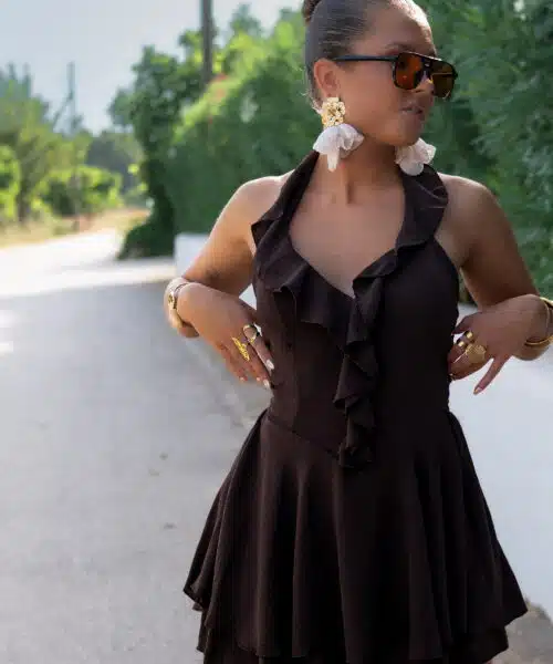 Cari Playsuit Brown