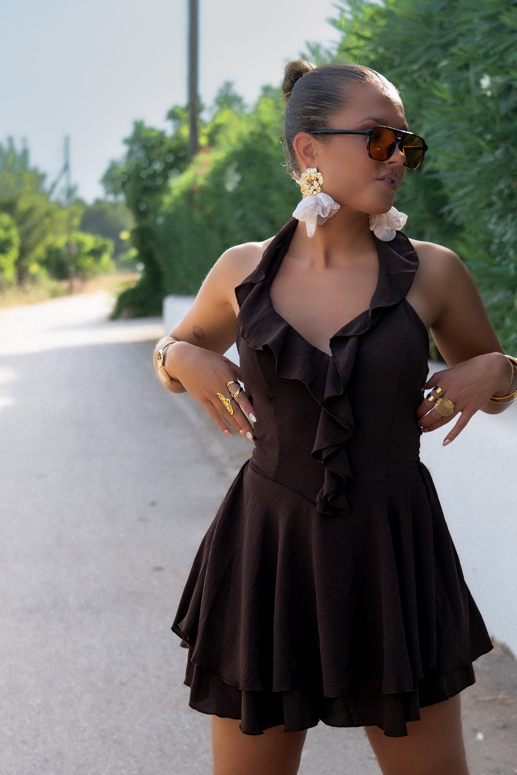 Cari Playsuit Brown