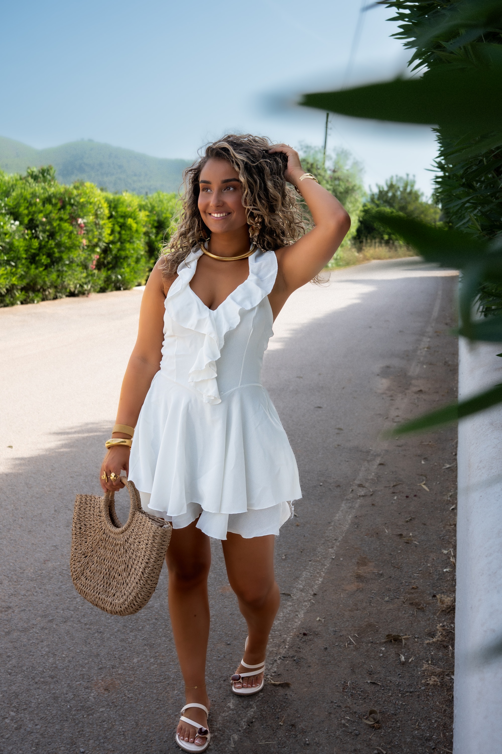 Cari Playsuit White - Afbeelding 2