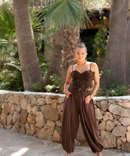Alternative view of Ambra Ballon Pants Brown