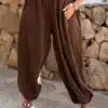 Ambra Ballon Pants Brown