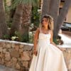 Sami Dress Bow Beige