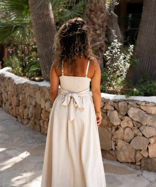 Alternative view of Sami Dress Bow Beige