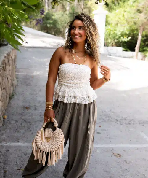 Ambra Ballon Pants Khaki