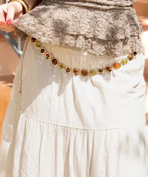 Amata Belt Colour Stones
