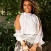 Madunia Blouse White