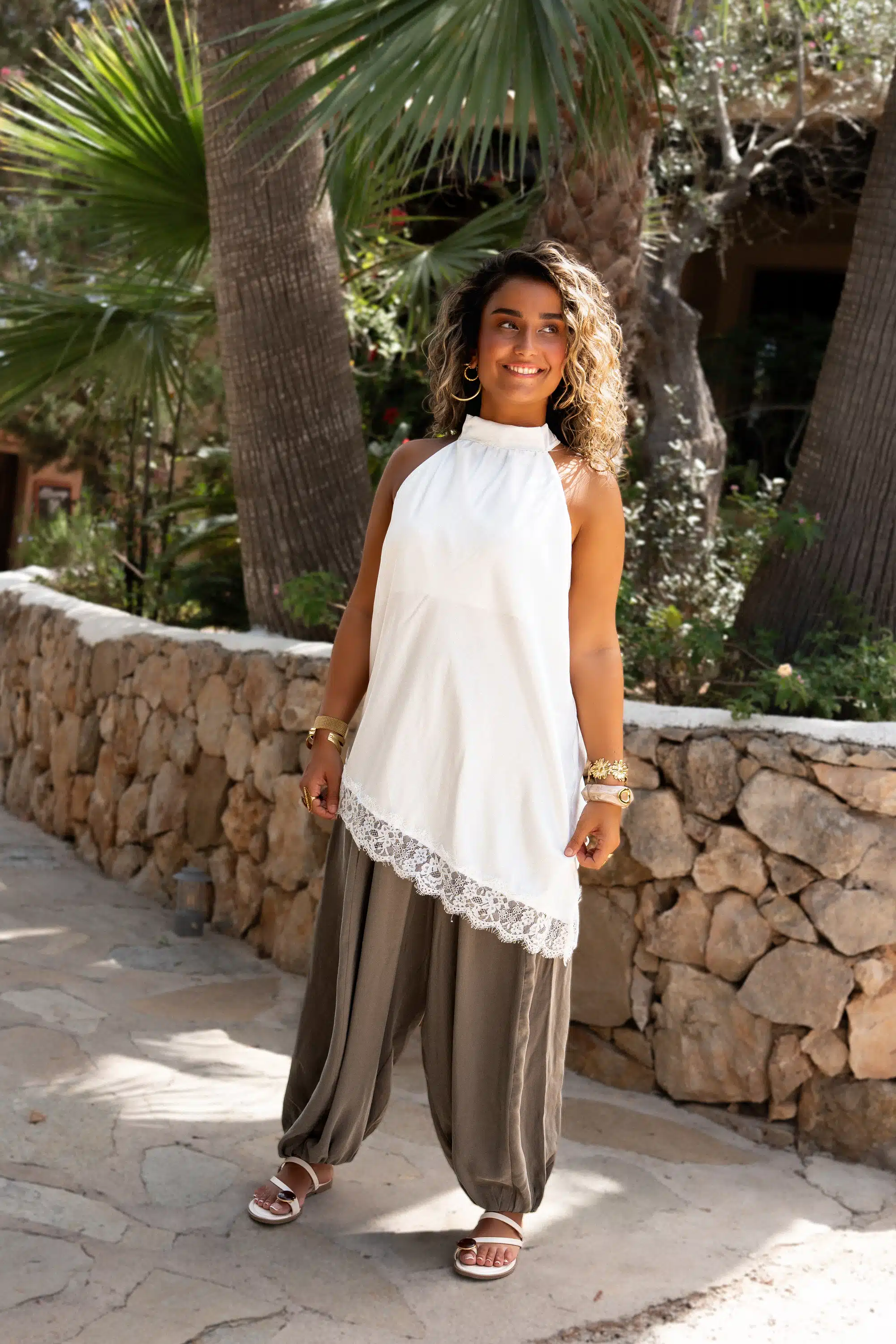 Ambra Ballon Pants Khaki - Afbeelding 7