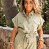 Nahia Playsuit Khaki.