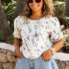 Lofty Manner Top Jessey Gold Blue