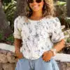 Lofty Manner Top Jessey Gold Blue
