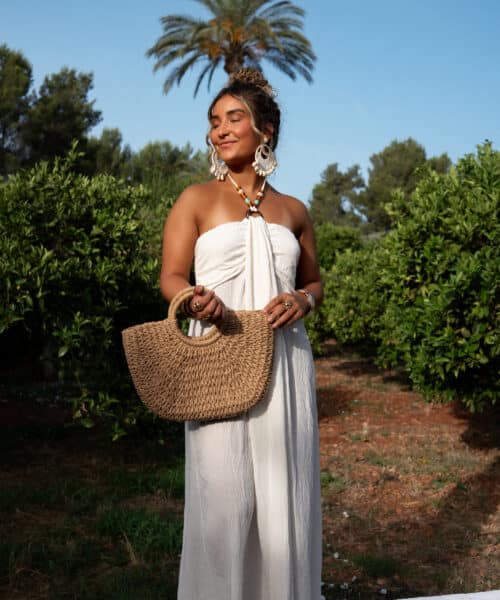 Alternative view of Luum Beads Dress Creme