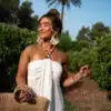 Luum Beads Dress Creme