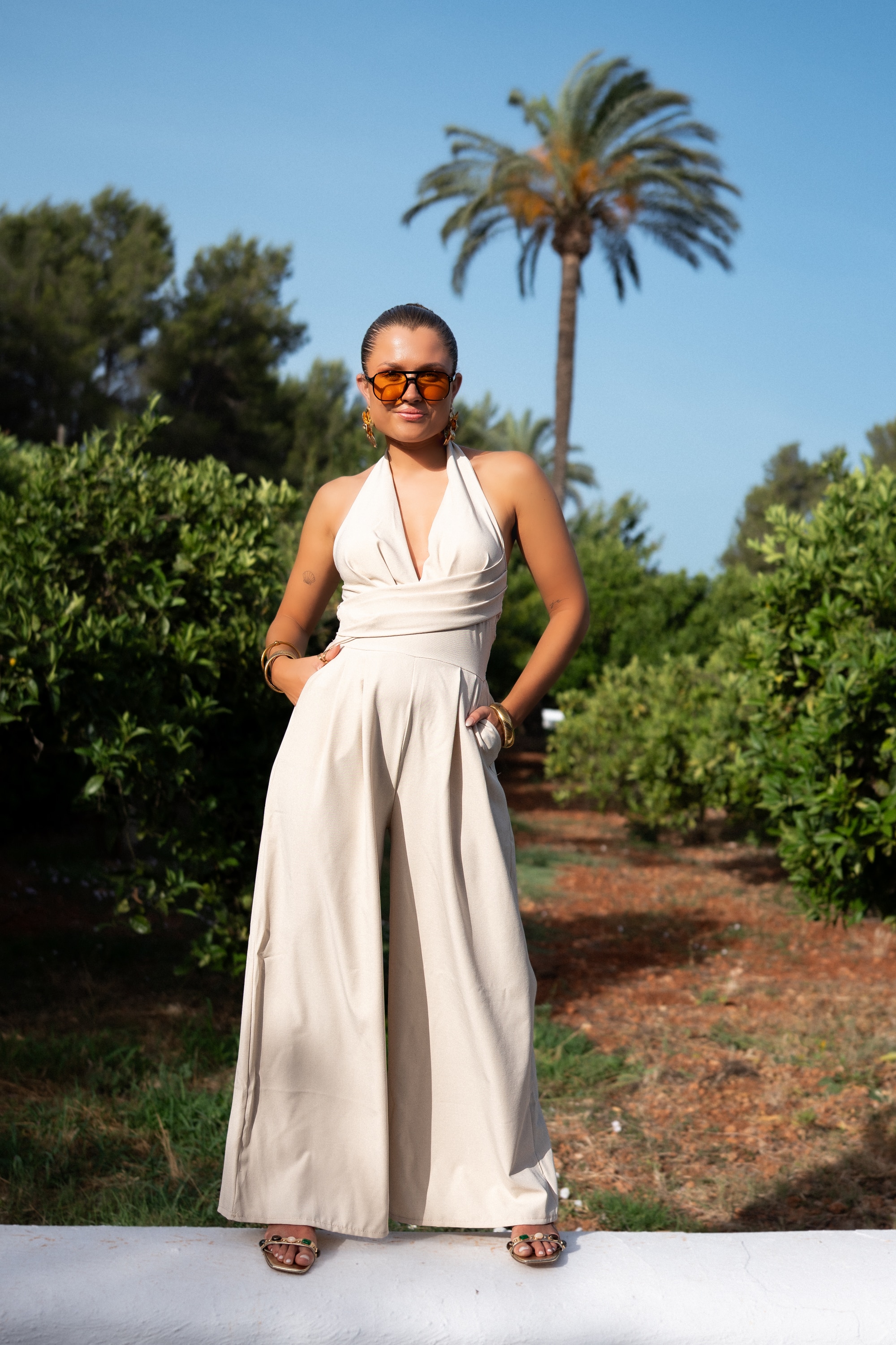 Brisa Jumpsuit Beige - Afbeelding 7