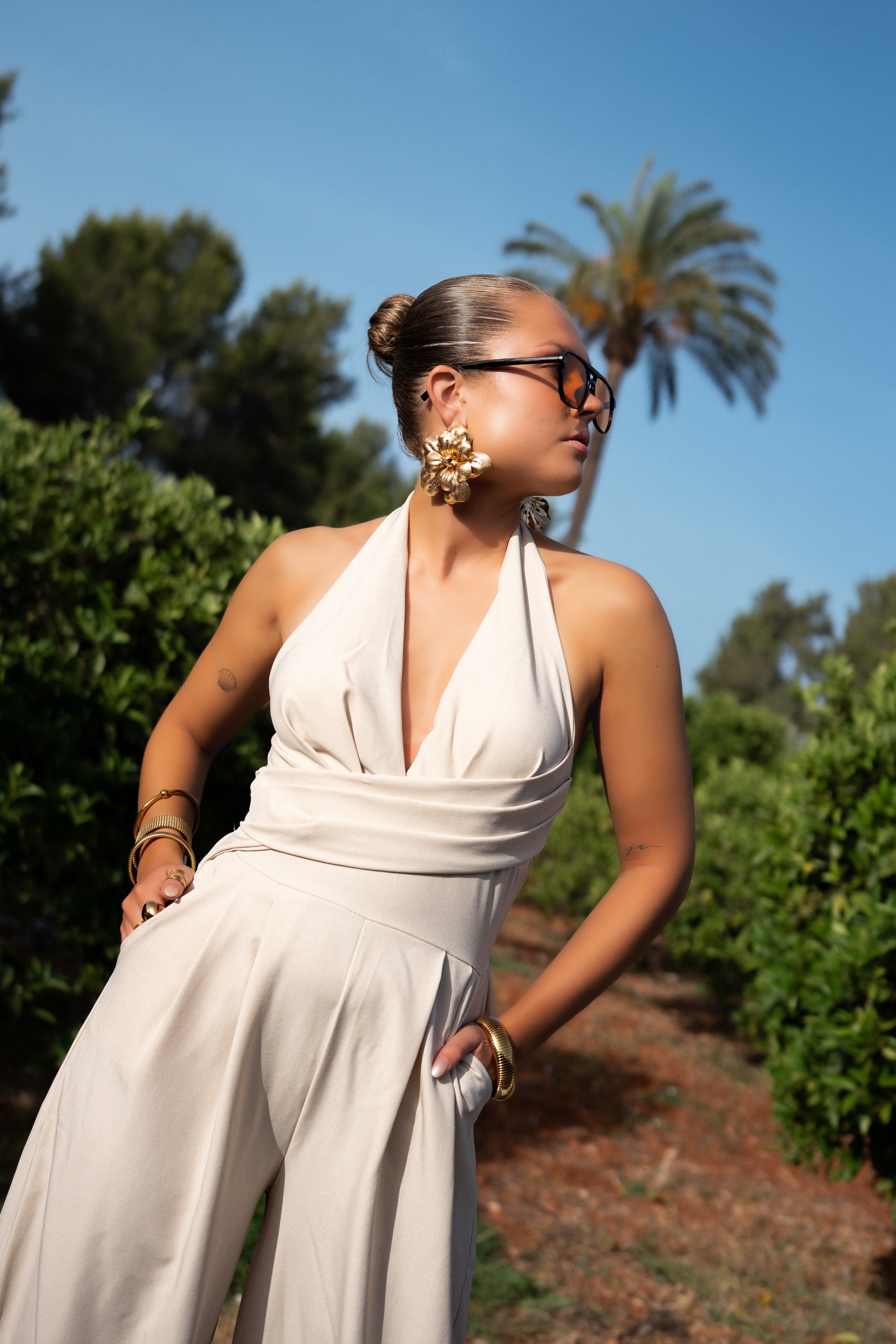 Brisa Jumpsuit Beige - Afbeelding 2