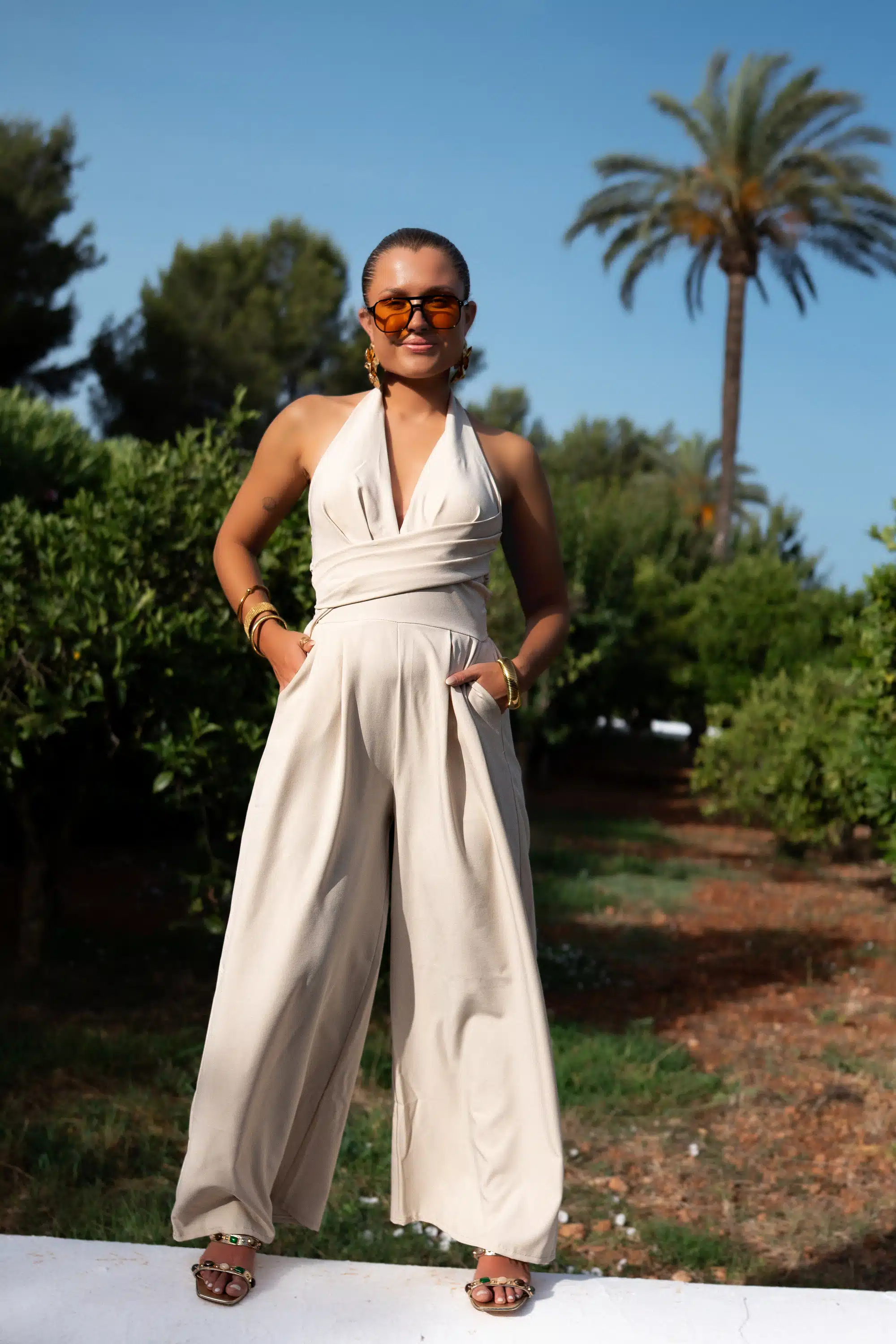 Brisa Jumpsuit Beige - Afbeelding 5