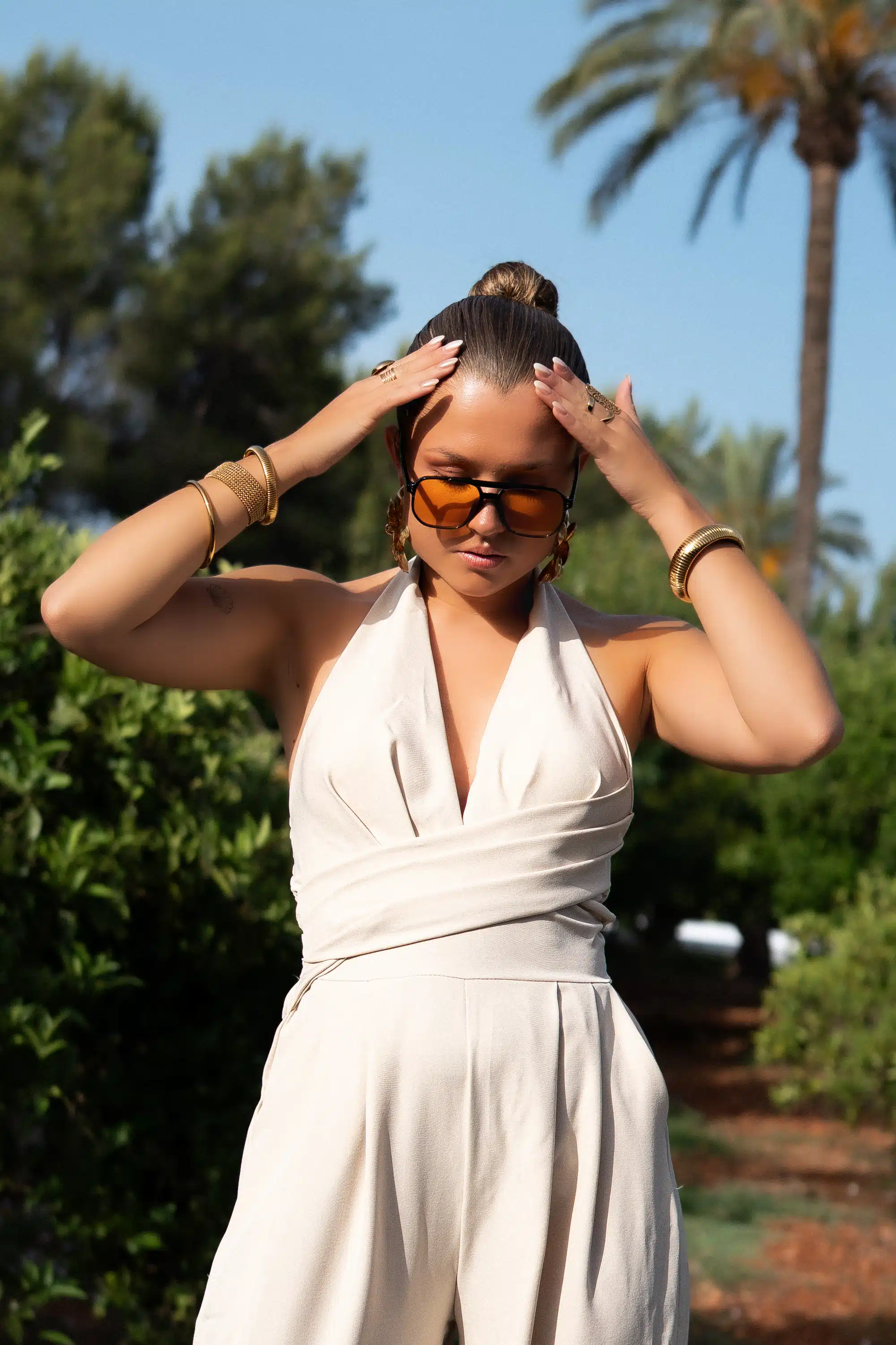 Brisa Jumpsuit Beige - Afbeelding 4