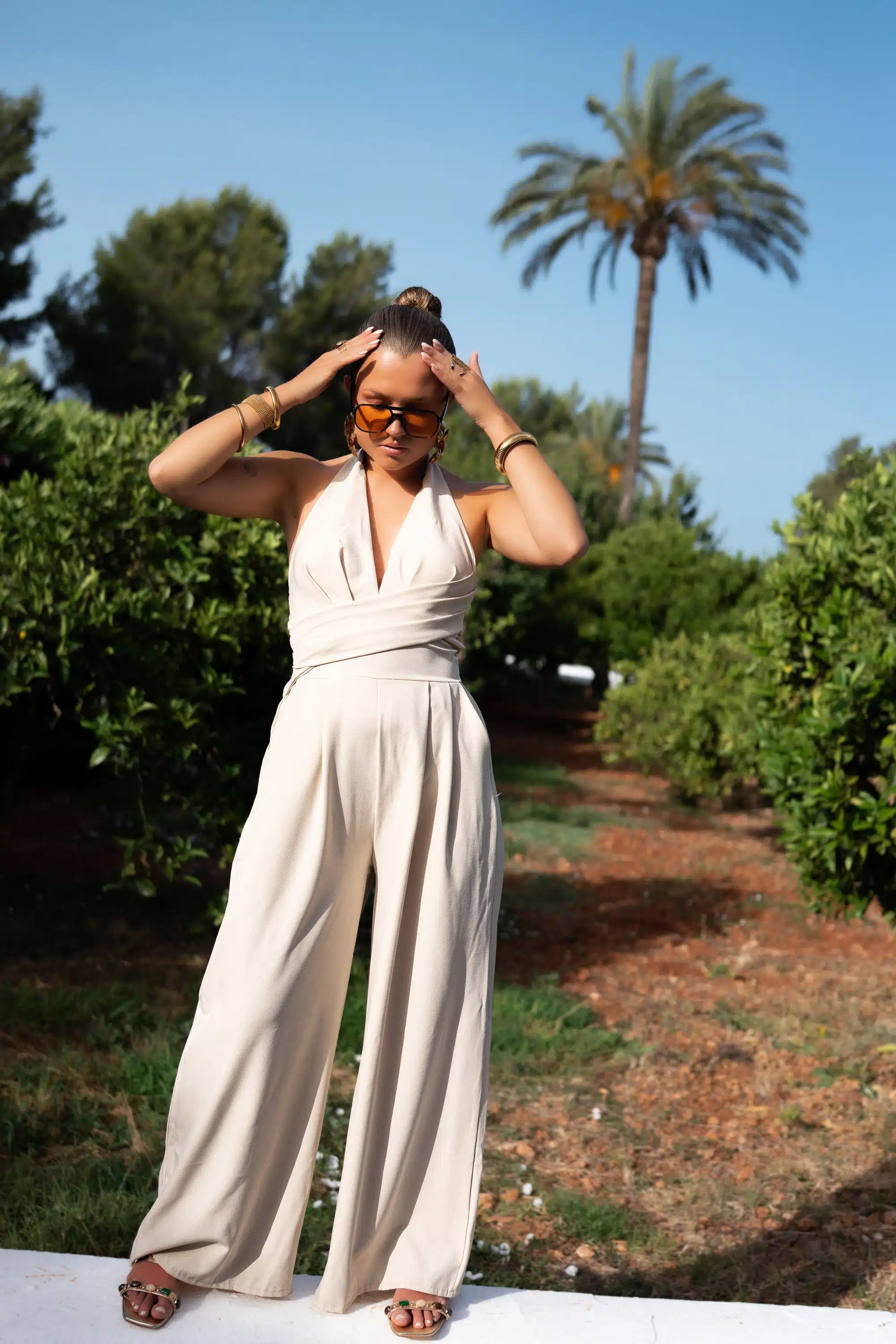 Brisa Jumpsuit Beige