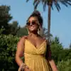 Eliza Beads Dress Oker