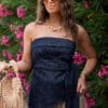 Azura Strapless Denim Top -