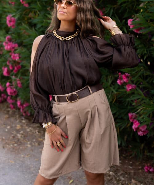 Madunia Blouse Brown