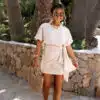 Soleil Dress Ecru-