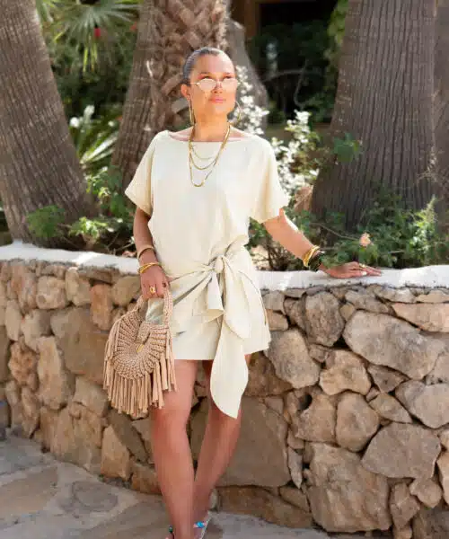 Alternative view of Soleil Dress Green-