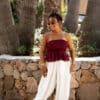 Ambra Ballon Pants Creme