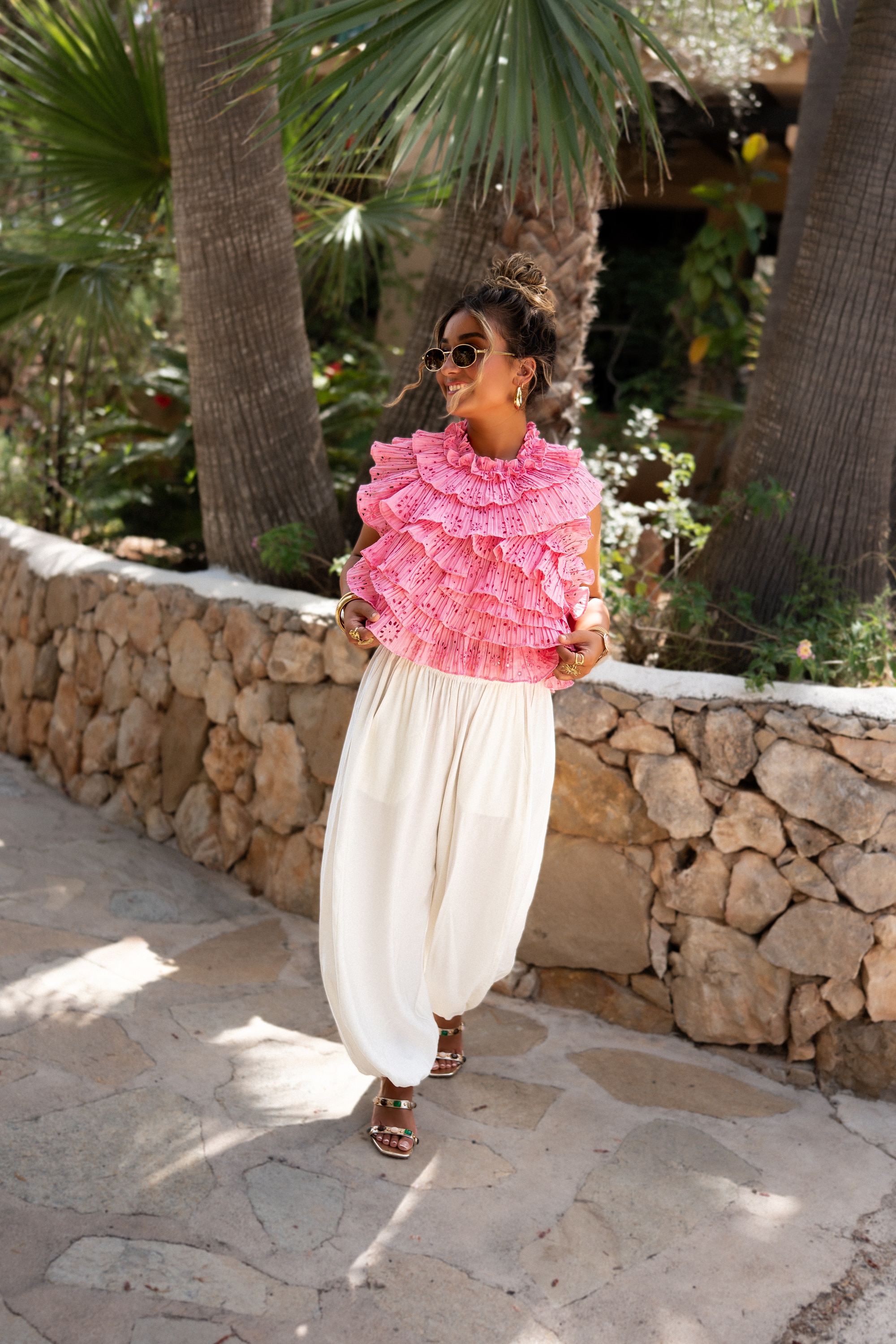 Fe Rouche Top Pink ^ - Afbeelding 8