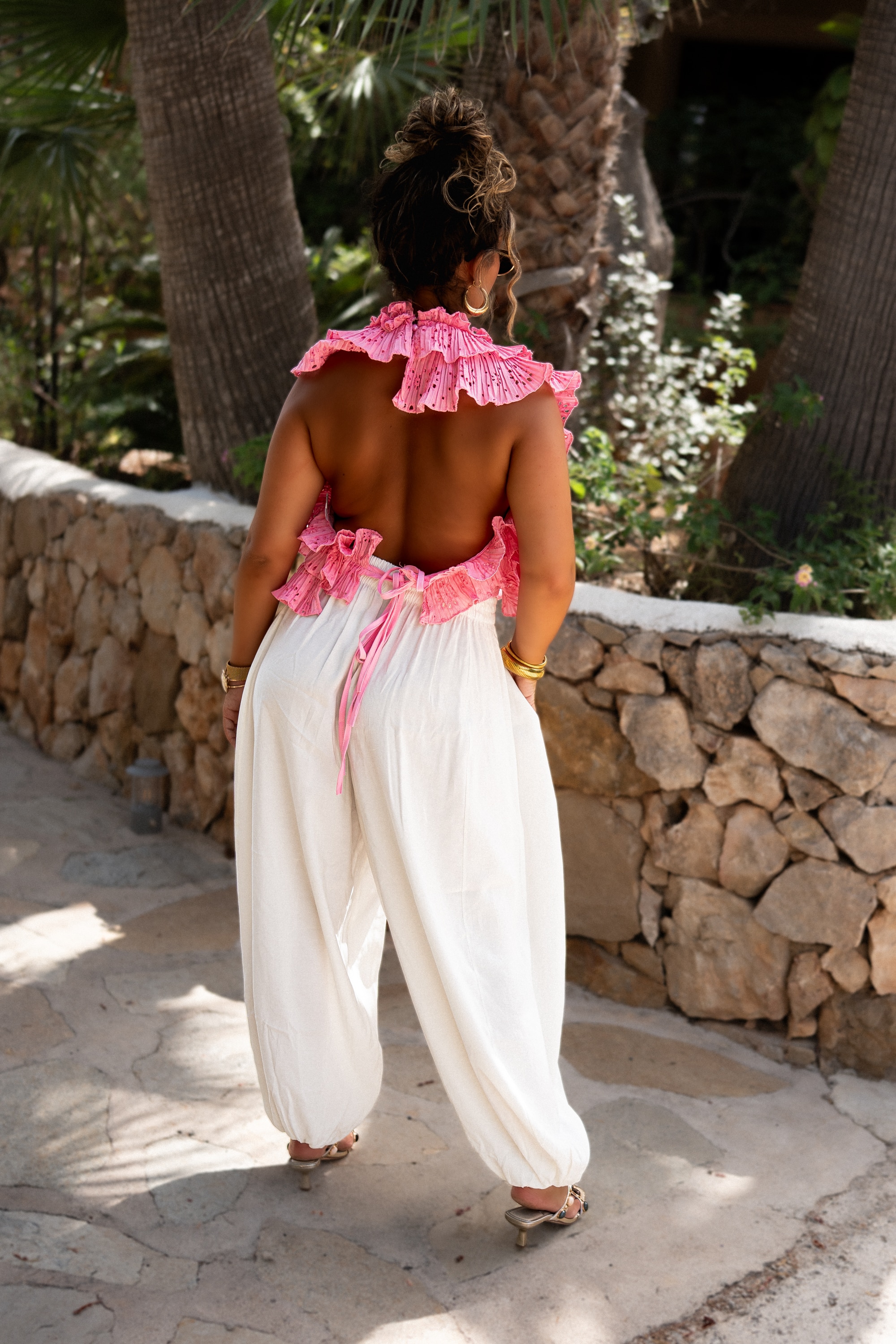 Fe Rouche Top Pink ^ - Afbeelding 7