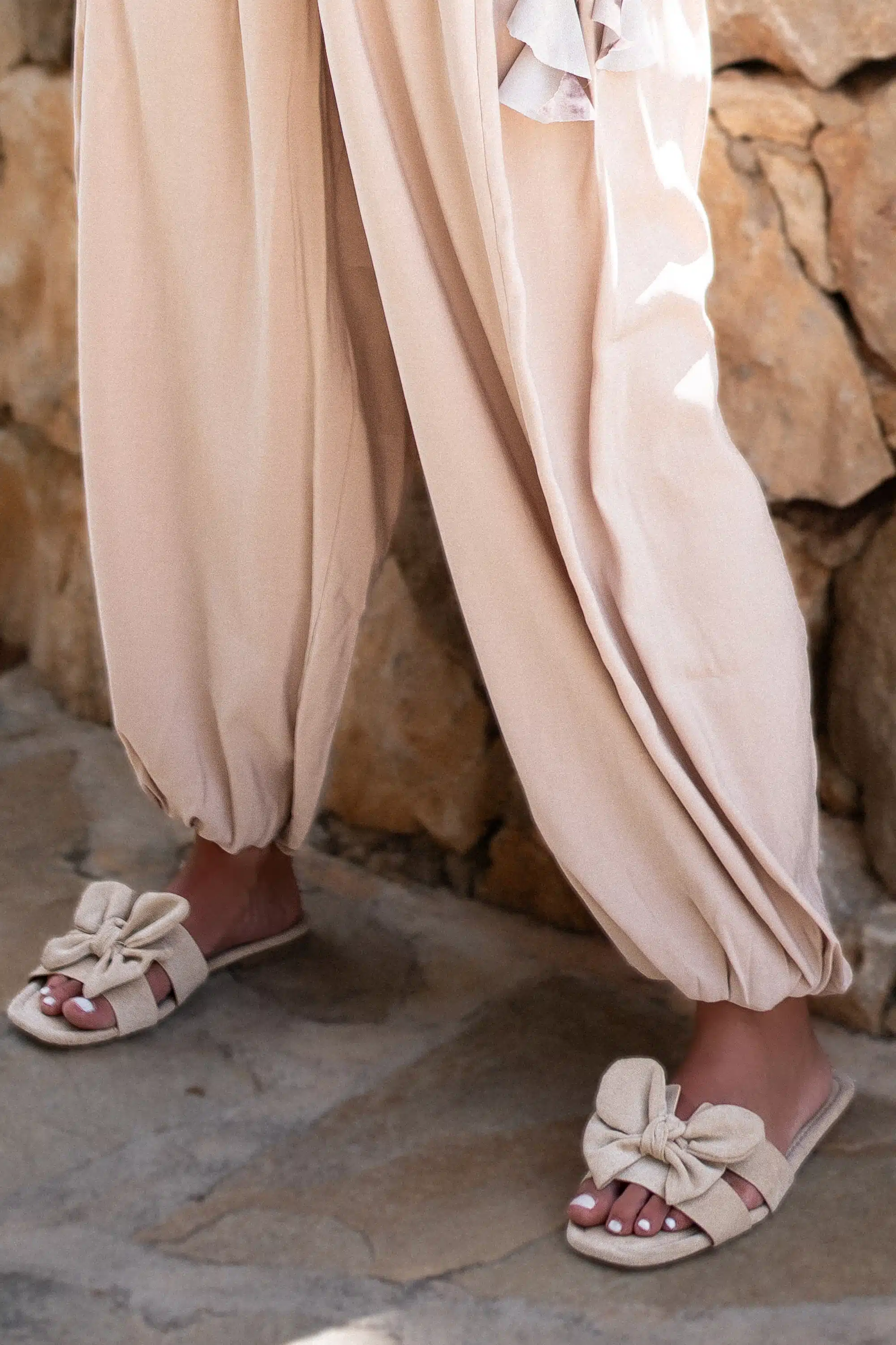 Ambra Ballon Pants Beige - Afbeelding 4