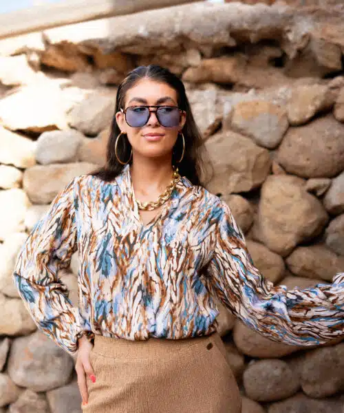 Lofty Manner Top Veerle Multi Color