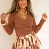 Lofty Manner Top Huni Caramel