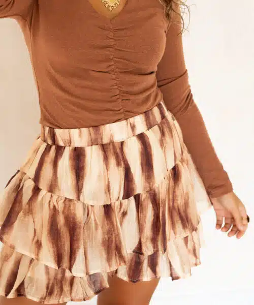 Alternative view of Lofty Manner Top Huni Caramel