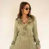 Lofty Manner Dress Hollis Boho Kaki