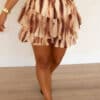 Lofty Manner Skort Hola Abstract Brown