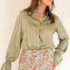 Lofty Manner Blouse Hella Kaki