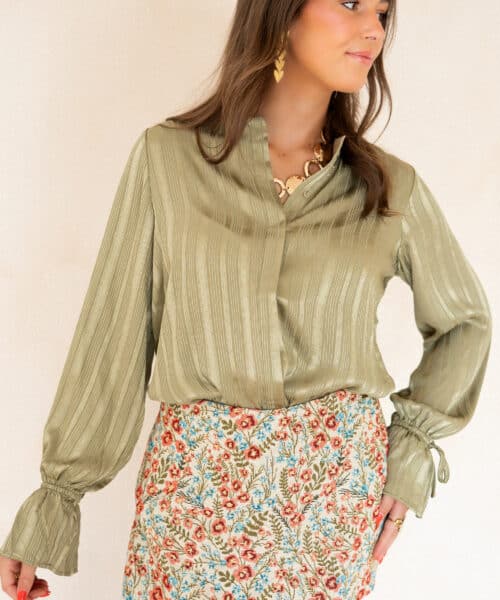 Lofty Manner Blouse Hella Kaki