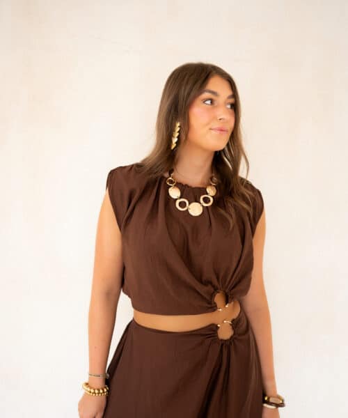 Alternative view of Xenia Set Brown