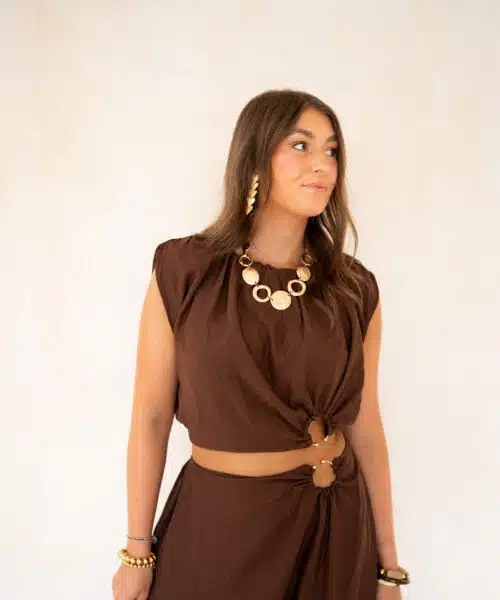 Alternative view of Xenia Set Brown