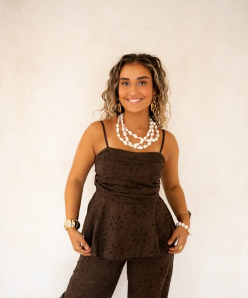 Alternative view of Bernice Set Brown