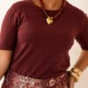 Lois Soft Top Bordeaux