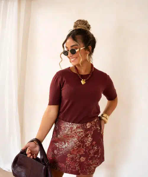 Lois Soft Top Bordeaux - Afbeelding 3