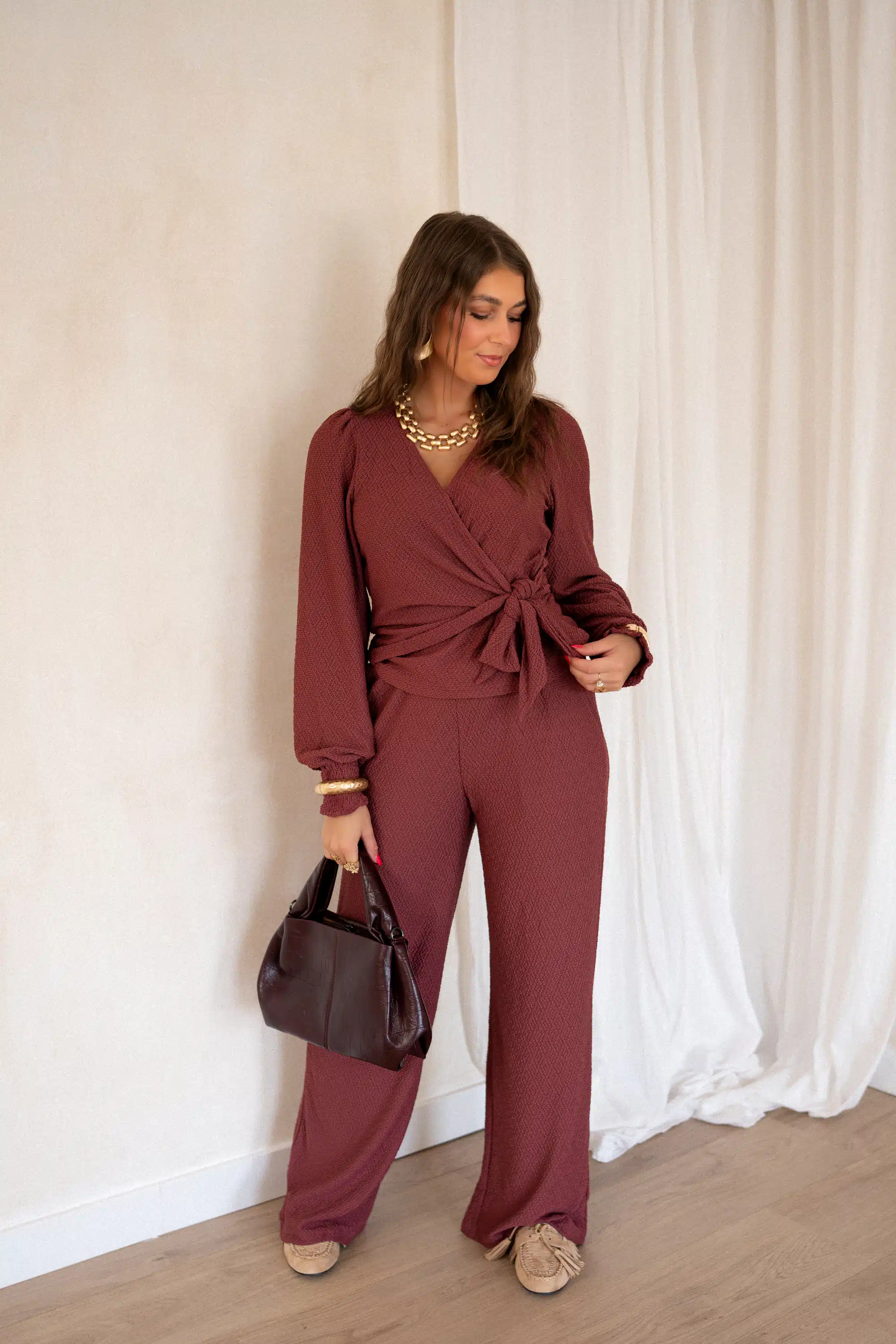 Lofty Manner Pant Mea Brick Red - Afbeelding 4