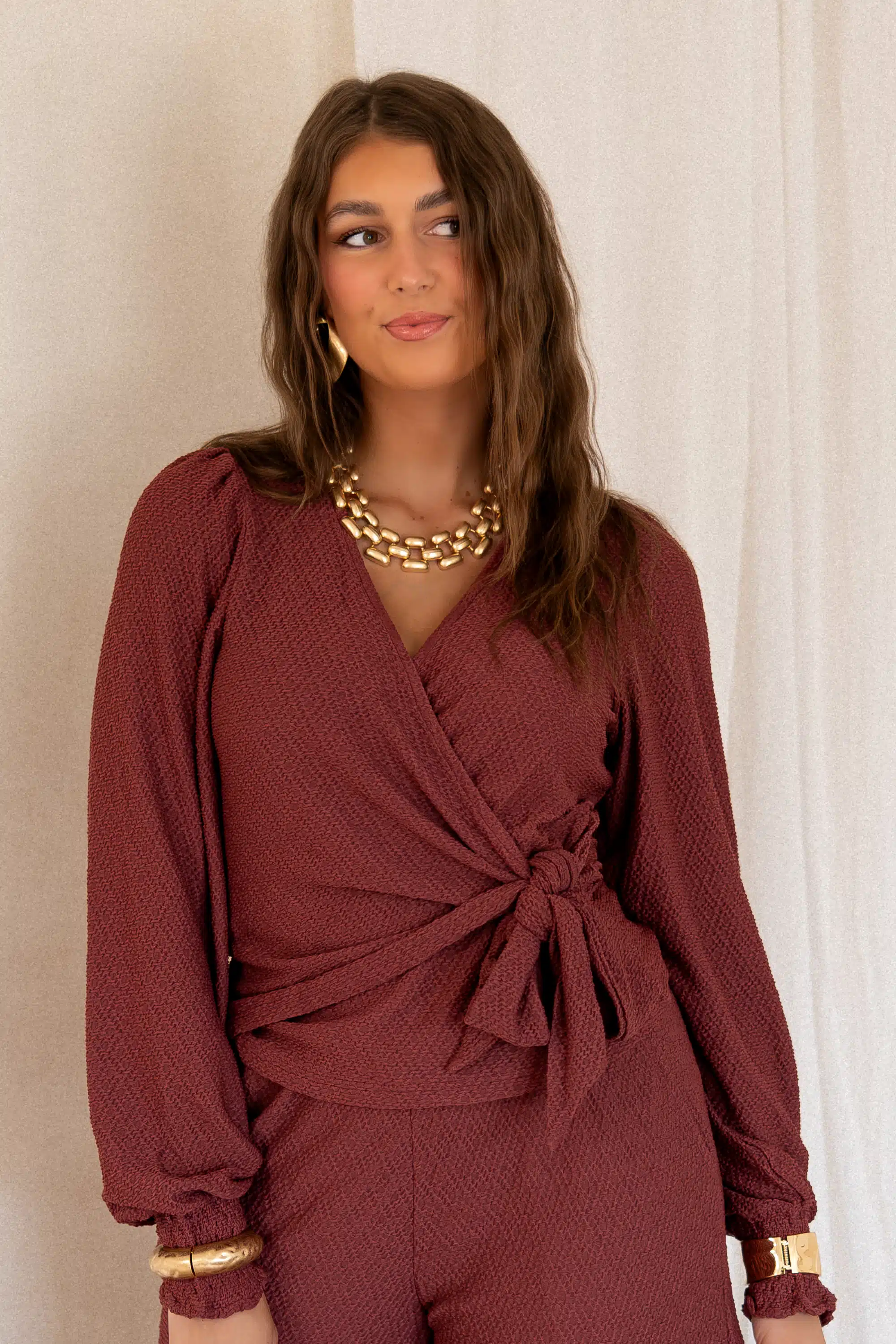 Lofty Manner Top Isa Wrap Brick Red