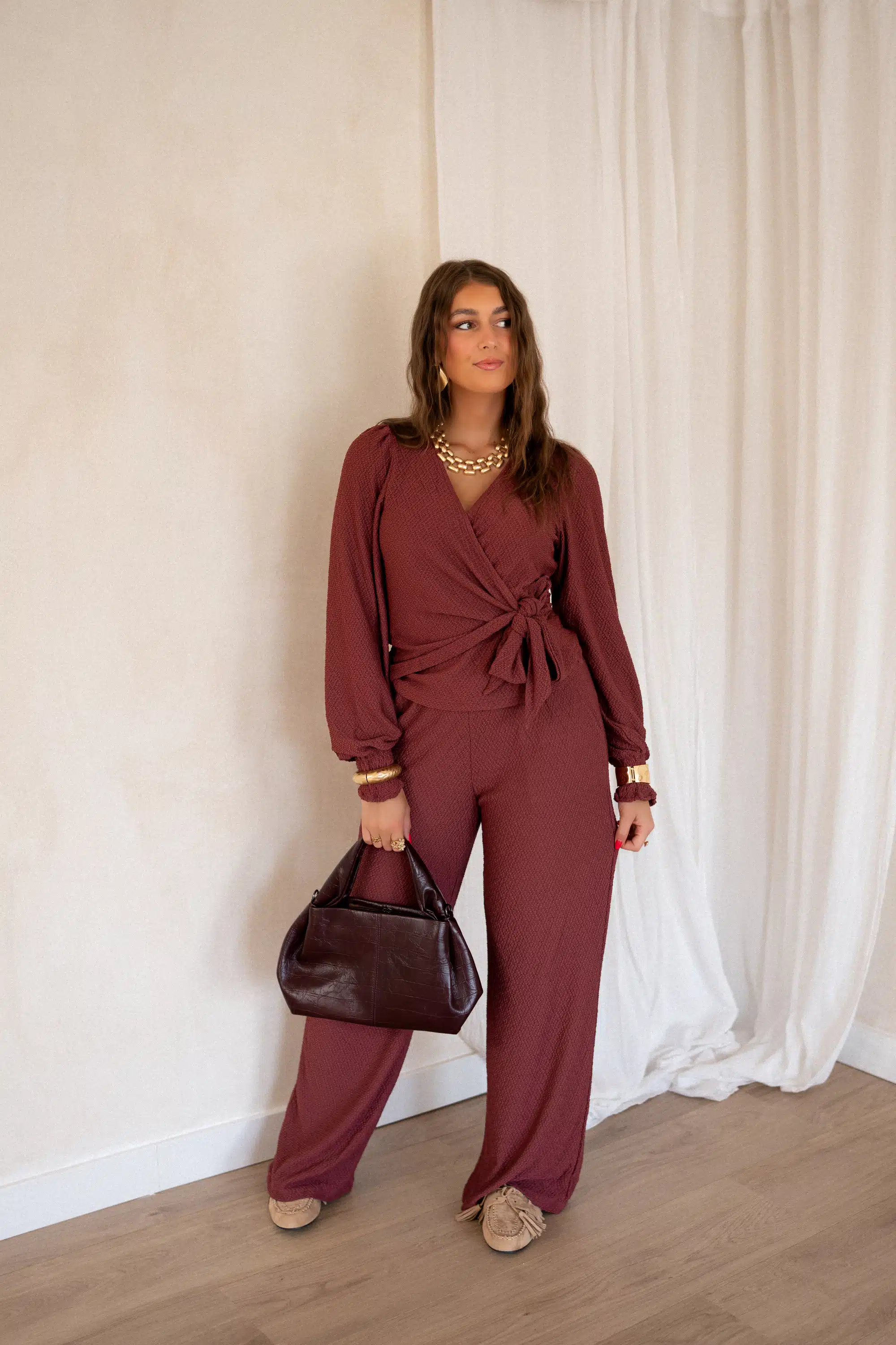 Lofty Manner Pant Mea Brick Red - Afbeelding 2